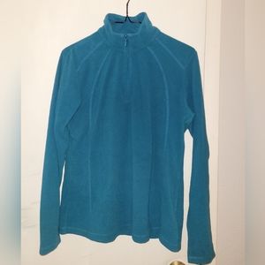 Columbia 1/4 zip fleece pullover sweater, medium